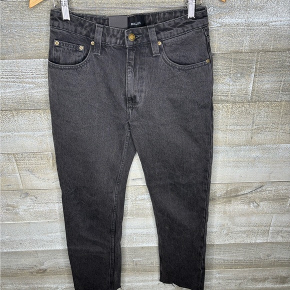Rolla's Revolve NWT black relaxed fit black jeans 28 - Picture 1 of 4